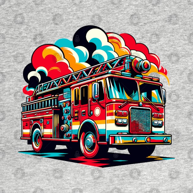 Fire Truck by Vehicles-Art